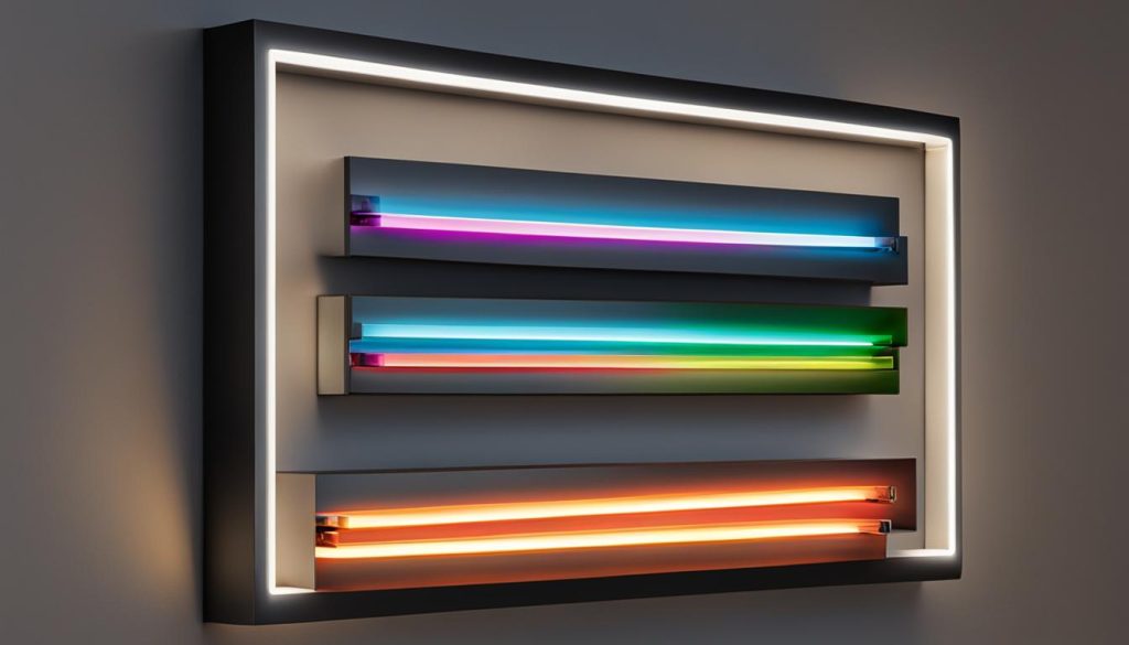 Enseigne lumineuse économie d'énergie